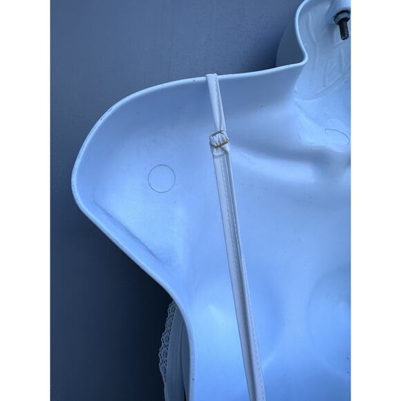 Zimmermann Ivory Lace Trim Babydoll Slip Dress Sz 0 Feminine Romantic Designer - Picture 10 of 14